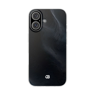 Black Lite Phone Case for iPhone - Obsidian Ridge Flux