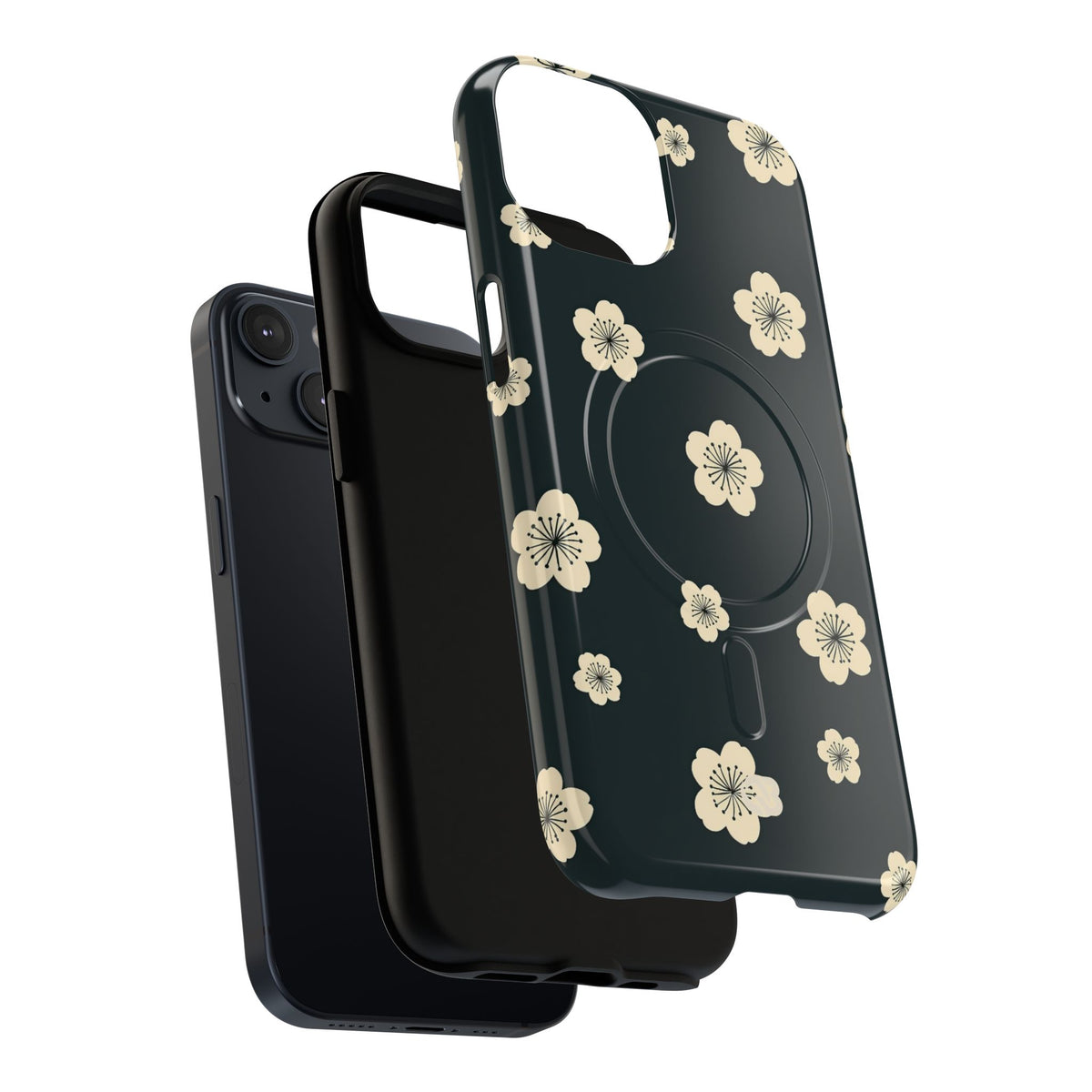 Midnight Sakura Bloom · Tough 2.0 Magnetic Phone Case for iPhone · Black