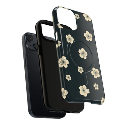 Midnight Sakura Bloom · Tough 2.0 Magnetic Phone Case for iPhone · Black
