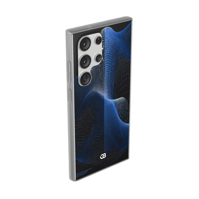 Blue Lite Phone Case for Samsung - Electric Cobalt Topo
