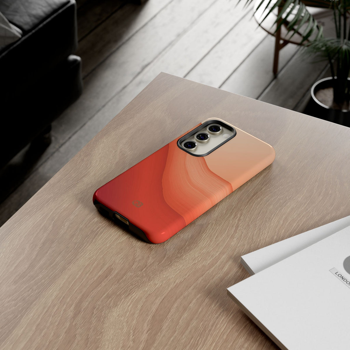 Terracotta Flow · Tough Phone Case for Samsung · Orange