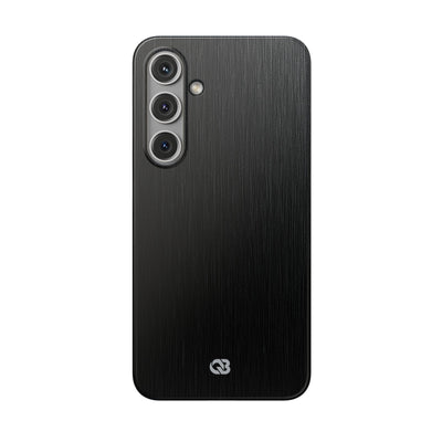 Obsidian Brushed Steel · Lite Phone Case for Samsung · Black