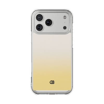Solar Cream Ombre · Clear Impact Magnetic Phone Case for iPhone · Yellow