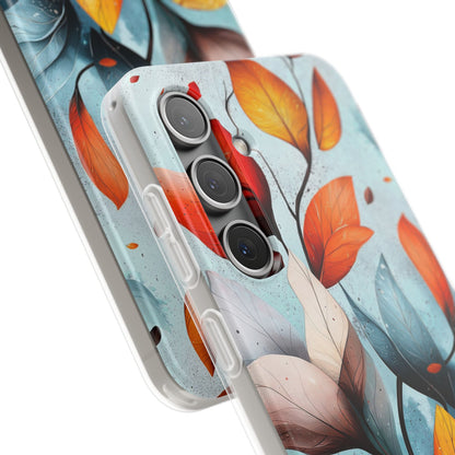 Crimson Veins Samsung S24 Cover - Blød