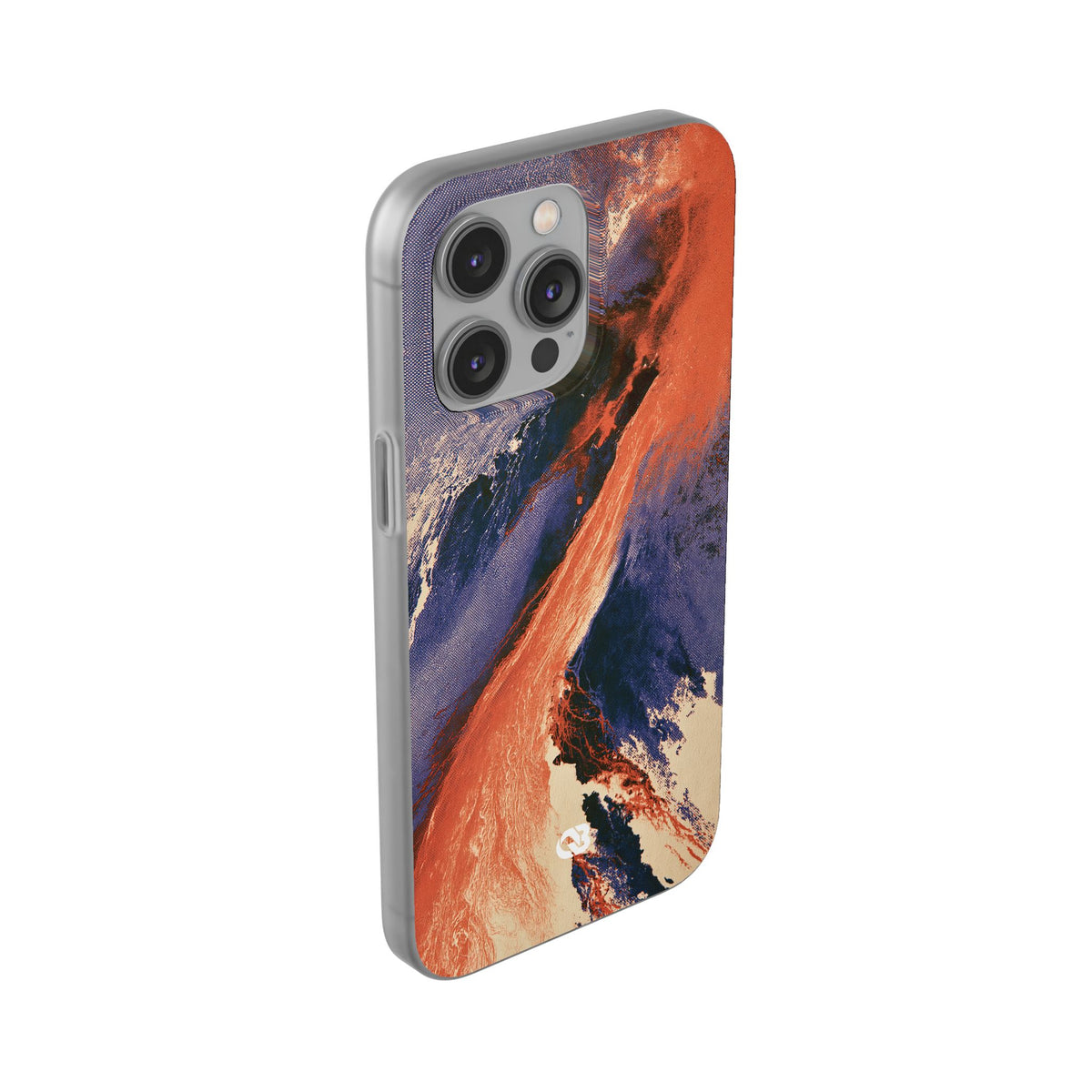 Solar Aura Drift · Lite Phone Case for iPhone ·  Orange