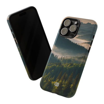 Foggy Mountain Ridge · Tough Phone Case for iPhone