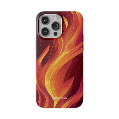 Flaming Flow iPhone 14 Pro Max -pehmeä suojakotelo