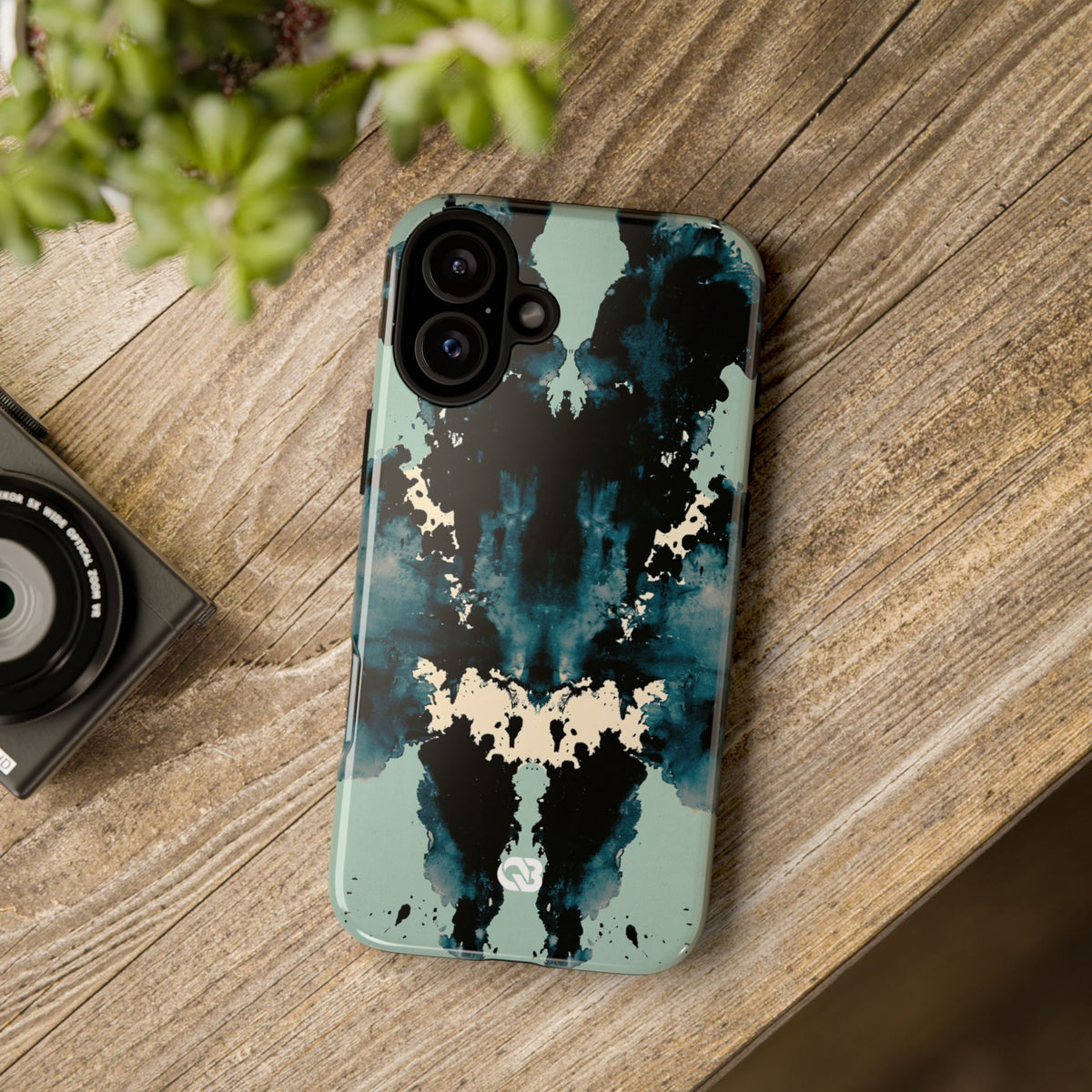 Rorschach Ink Void · Tough Phone Case for iPhone · Black