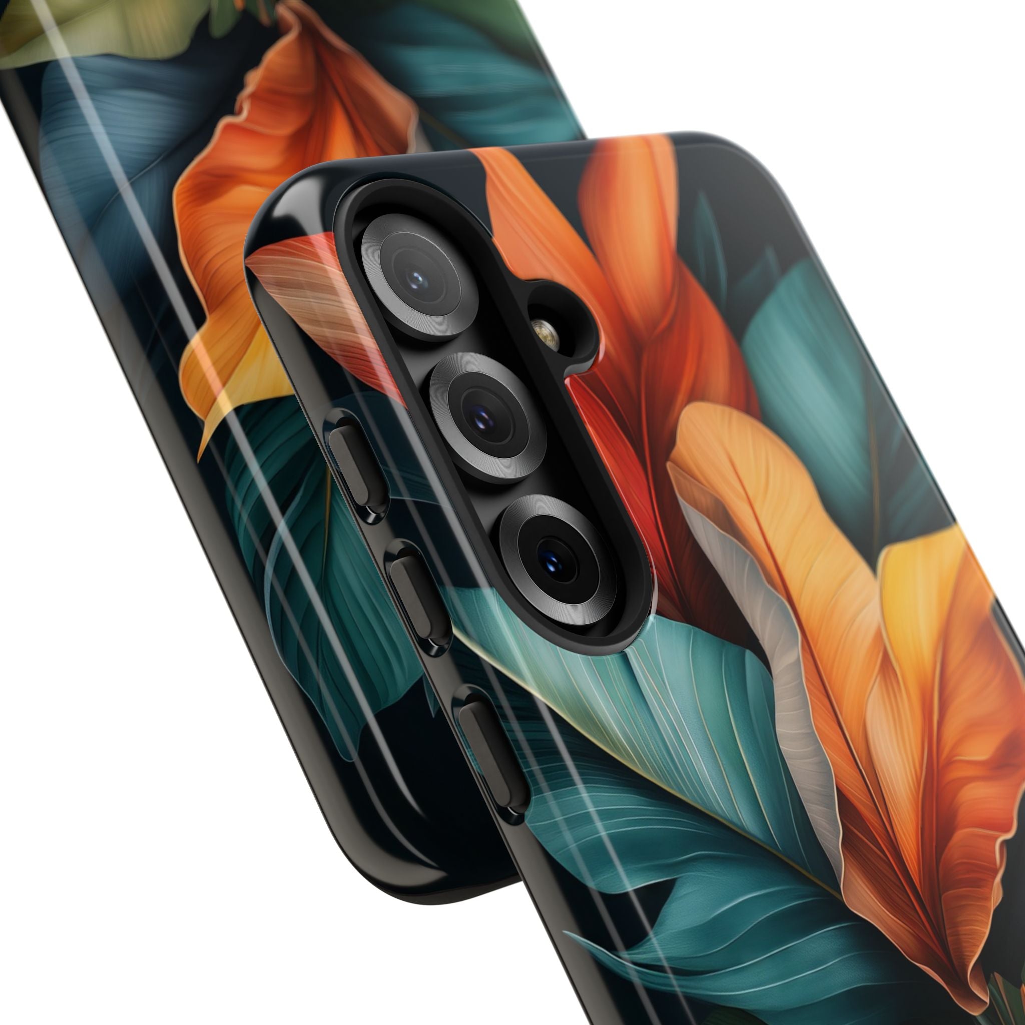 Tropischer Blattburst Samsung S25 Plus Case - Tough