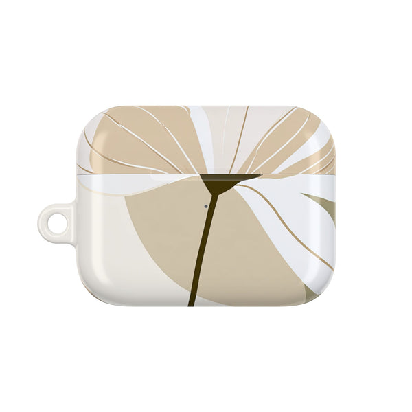 Soft Petal Bloom · Hard Case for AirPods & AirPods Pro · Beige