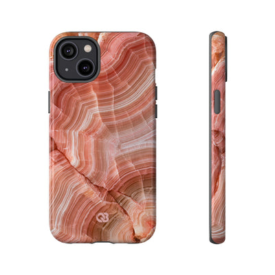 Blushing Rose Strata · Tough Phone Case for iPhone · Pink