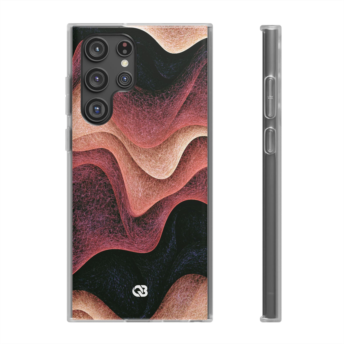 Rose Contour Waves · Lite Phone Case for Samsung · Pink