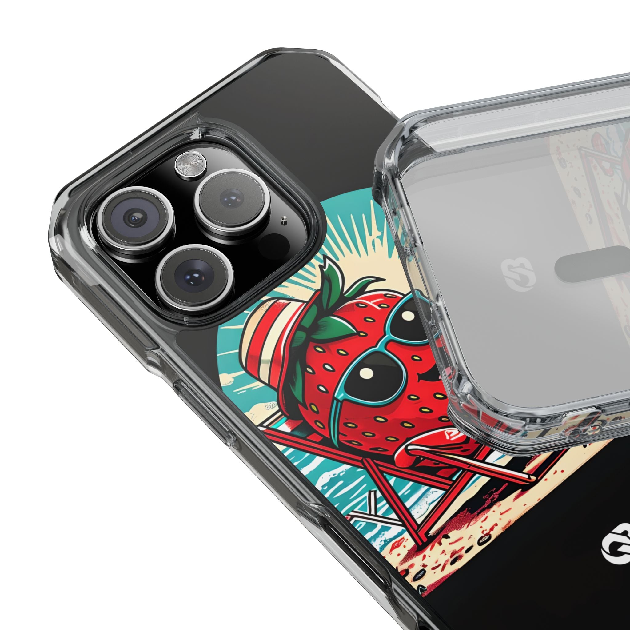 Ρετρό Παραλιακό Μούρο · Impact Θήκη για iPhone · Magsafe