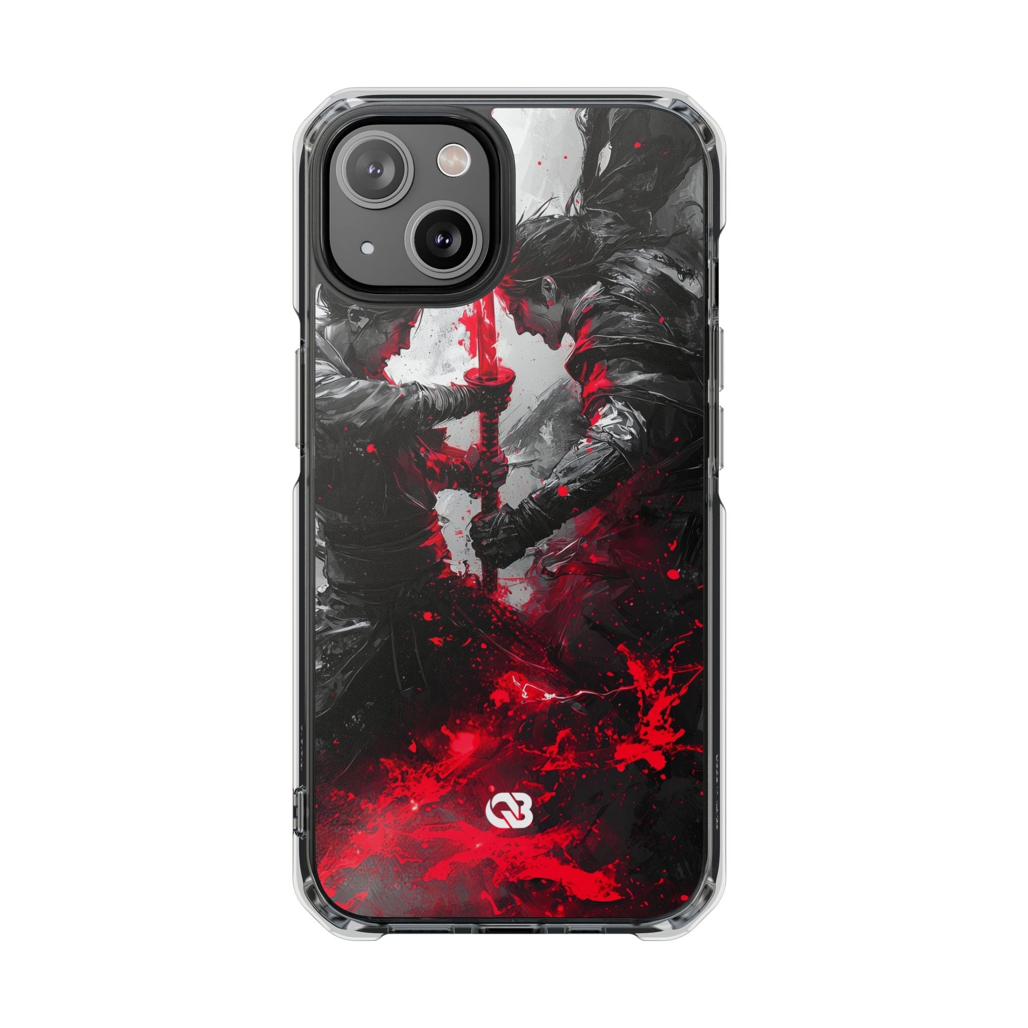 Shattered Crimson Duel · Impact Hoesje voor iPhone · Magsafe