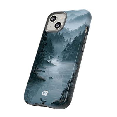 Silent Nordic Fjord · Tough Phone Case for iPhone · Blue