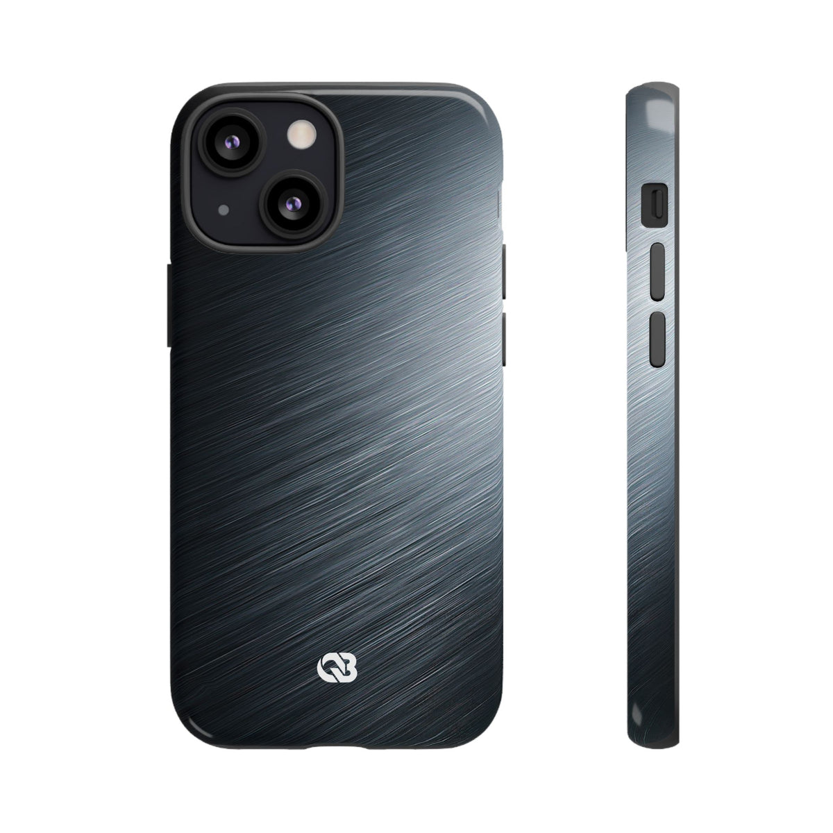 Brushed Obsidian Steel · Tough Phone Case for iPhone · Grey