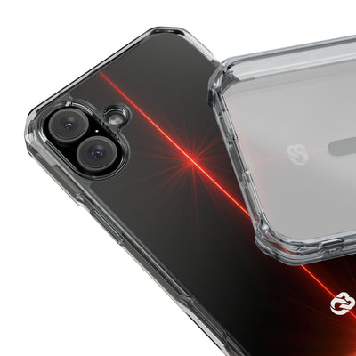 Red Impact MagSafe Phone Case for iPhone - Crimson Flare Vector