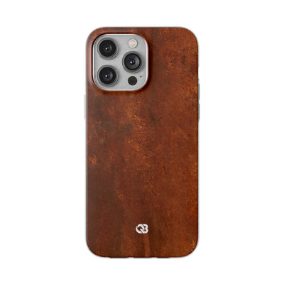 Orange Lite Phone Case for iPhone - Oxidized Iron Crust