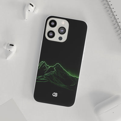Nordic Mountain Contour · Lite Phone Case for iPhone ·  Black