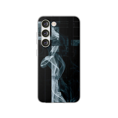 Black Lite Phone Case for Samsung - Arctic Vapor Grid