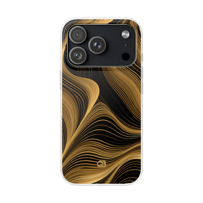 Gold Lite Phone Case for iPhone - Molten Copper Strands
