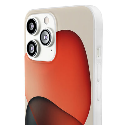 Translucent Crimson Form · Lite Phone Case for iPhone ·  Red