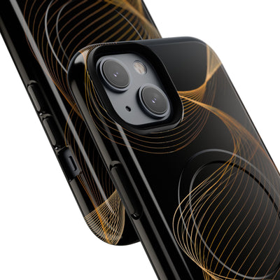 Gold Tough 2.0 Magsafe Phone Case for iPhone - Burnished Bronze Helix