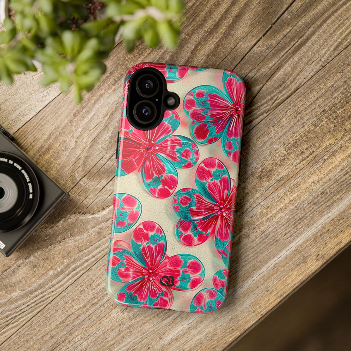 Lucite Jelly Bloom · Tough Phone Case for iPhone · Pink