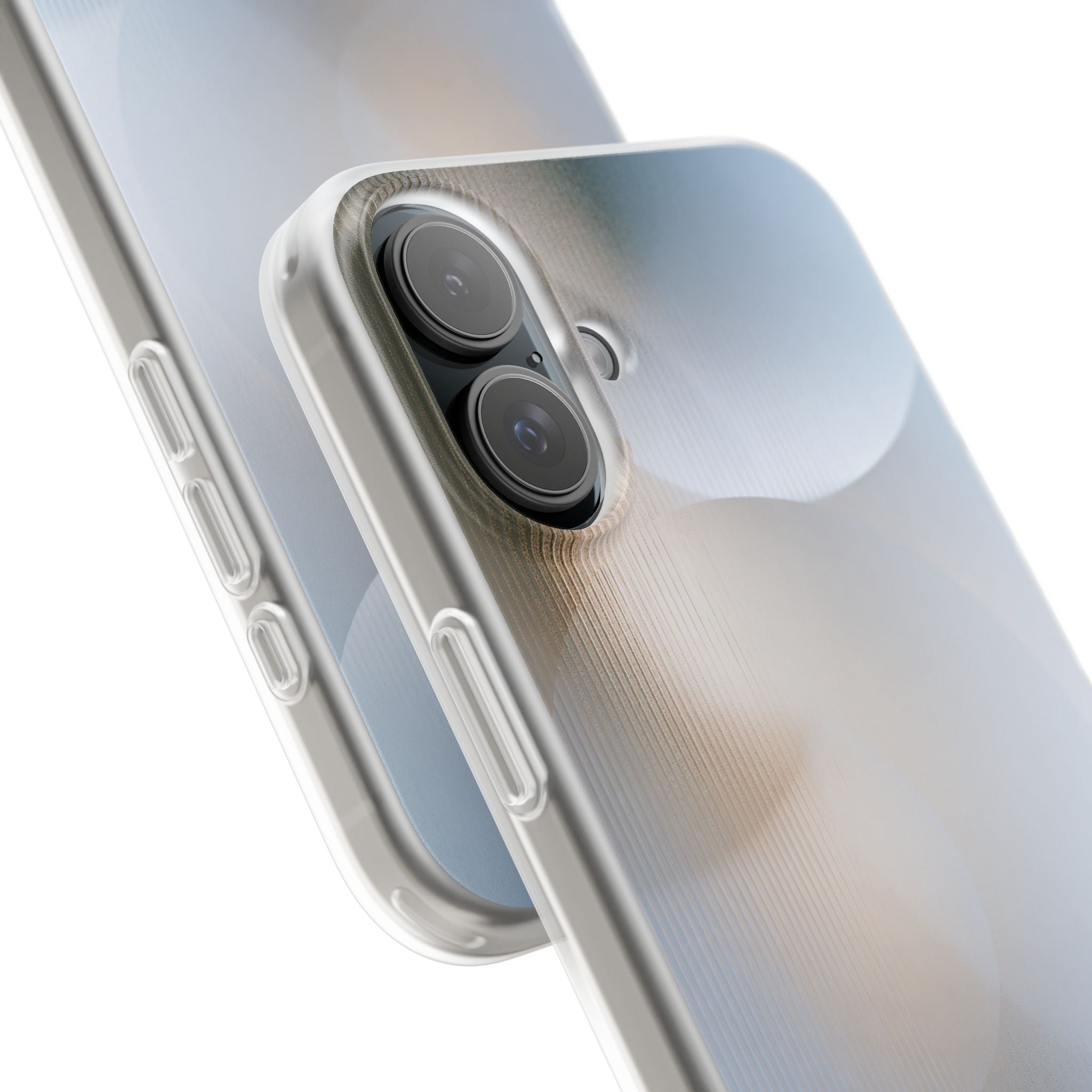 White Lite Phone Case for iPhone - Frosted Ribbed Sphere