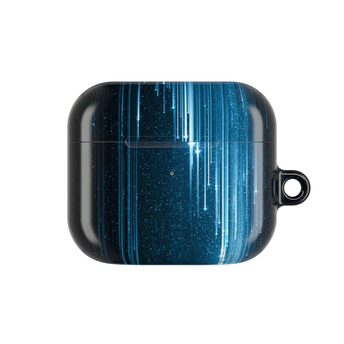 Nocturnal Cascade · Hard Case for AirPods & AirPods Pro · Black