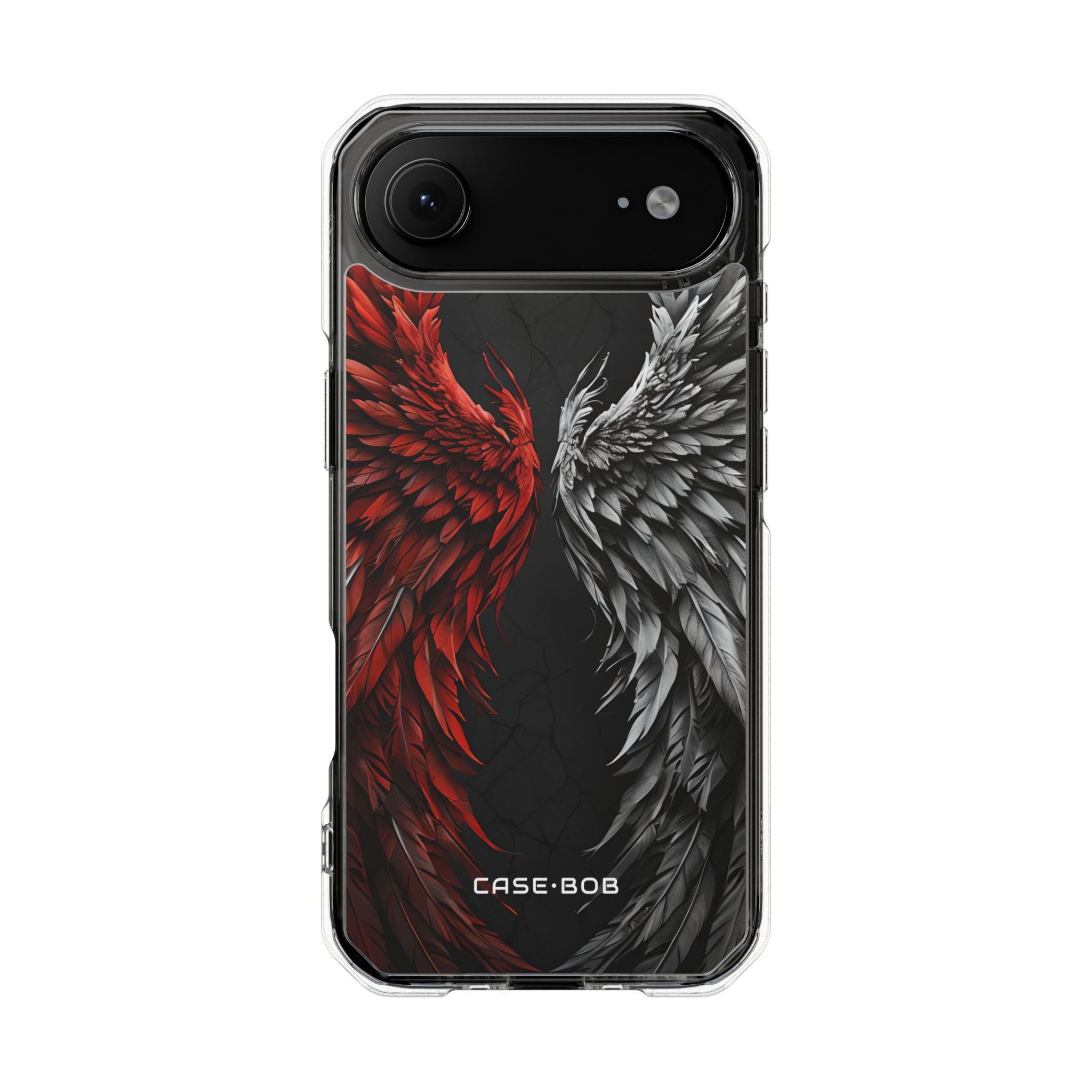 Crimson Silver Wings iPhone 17 Air Case - Impact