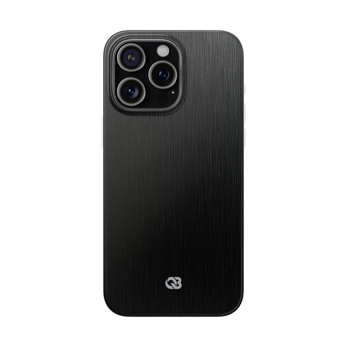 Obsidian Brushed Steel · Lite Phone Case for iPhone ·  Black