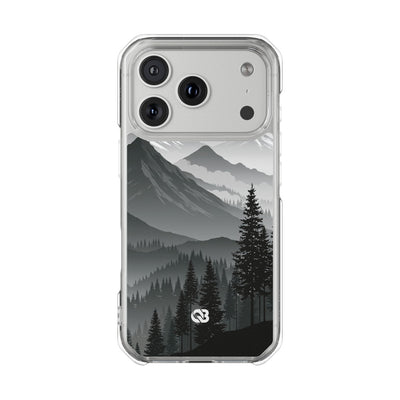Alpine Horizon · Clear Impact Magnetic Phone Case for iPhone ·  Black