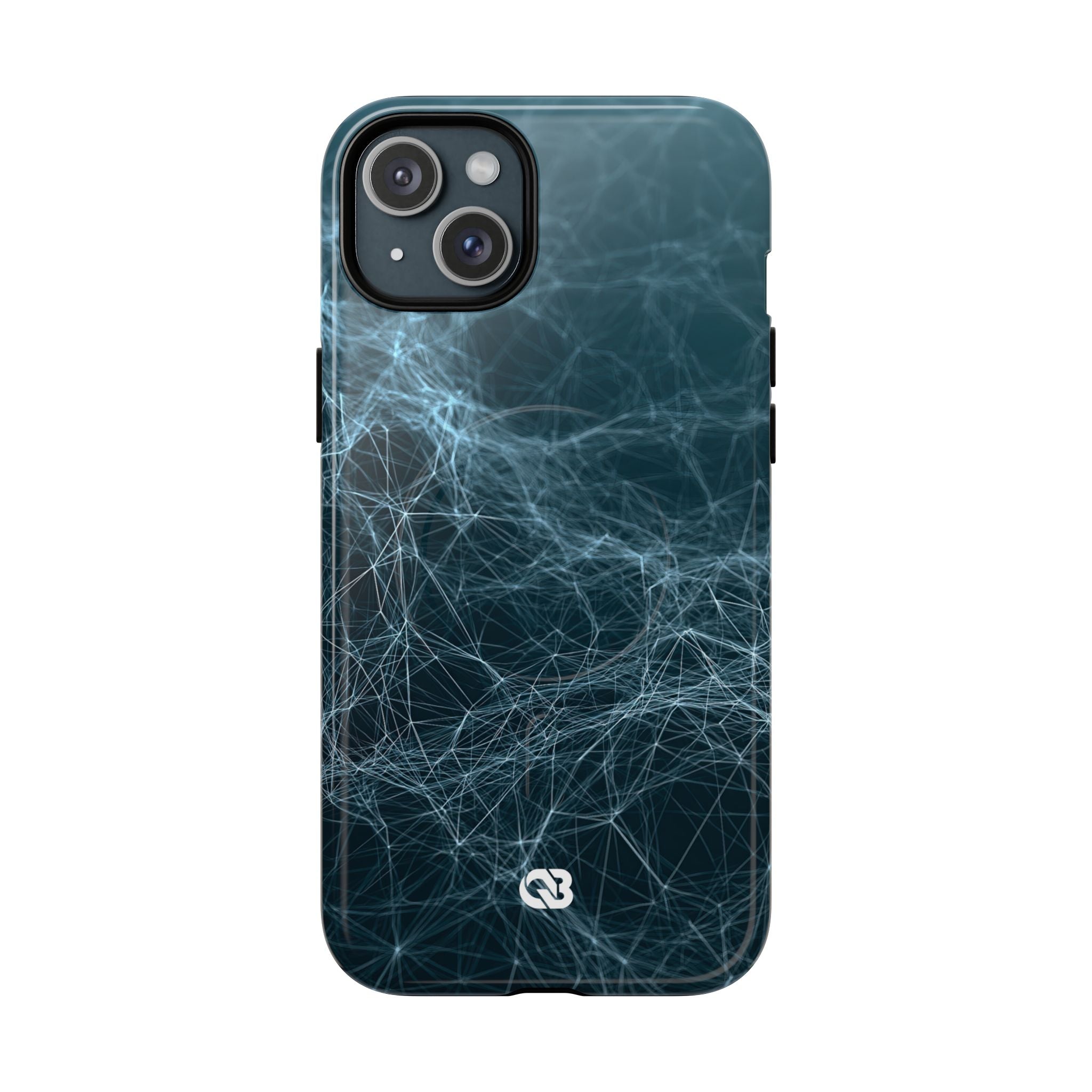 Teal Tough 2.0 Magsafe Phone Case for iPhone - Arctic Neural Mesh