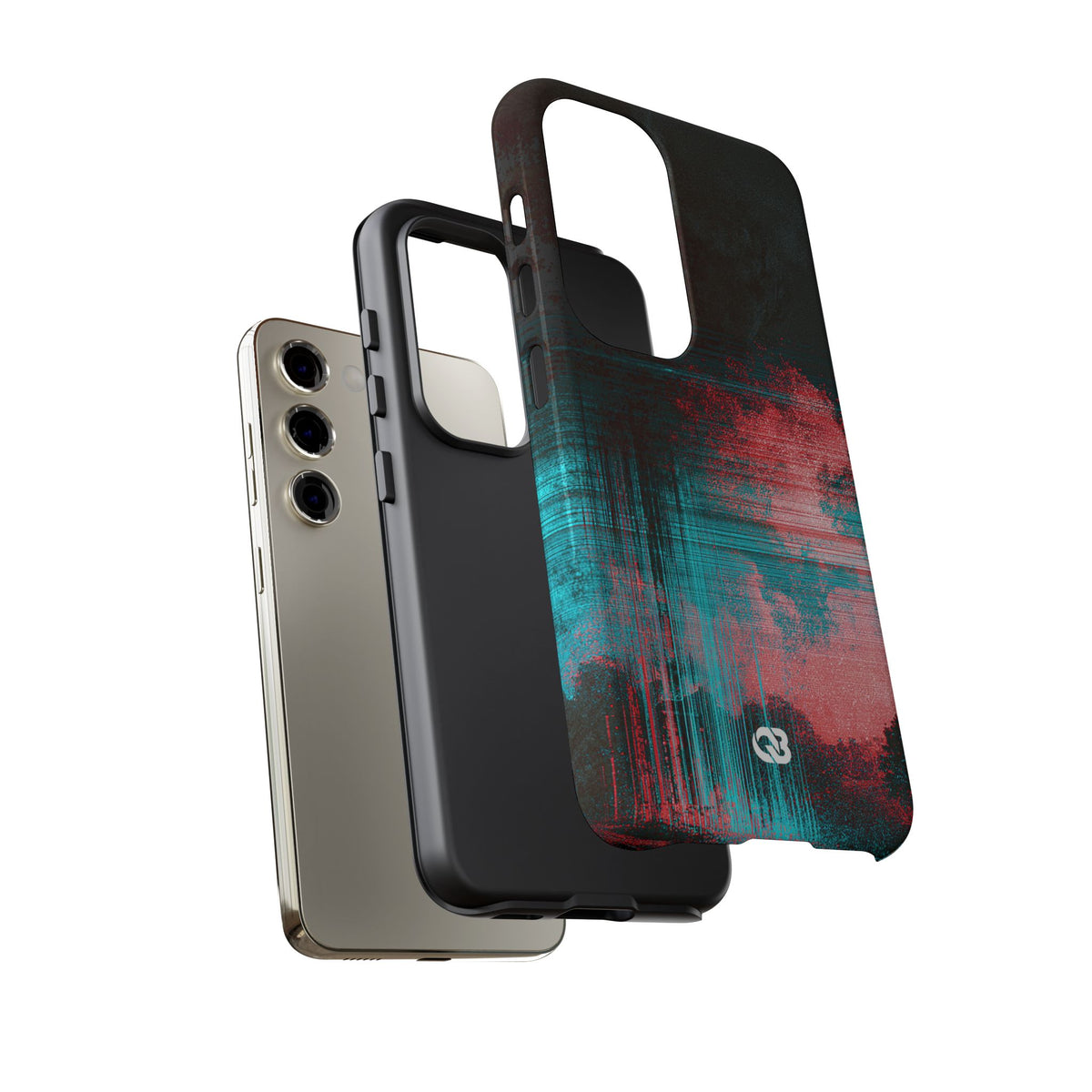 Digital Signal Drift · Tough Phone Case for Samsung · Black