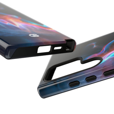 Neon Waveform · Tough Phone Case for Samsung · Black