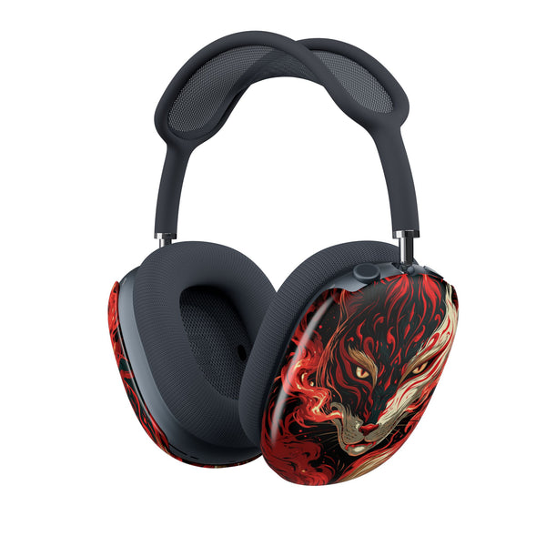 Crimson Kitsune Spirit · Hard Case for AirPods Max · Red