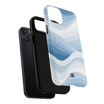 Blue Tough 2.0 Magsafe Phone Case for iPhone - Glacial Indigo Flow