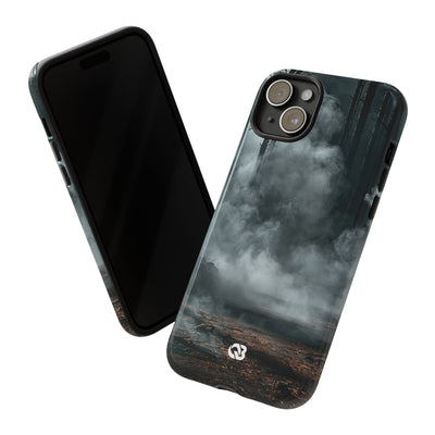 Shadowed Pine Mist · Tough Phone Case for iPhone · Black