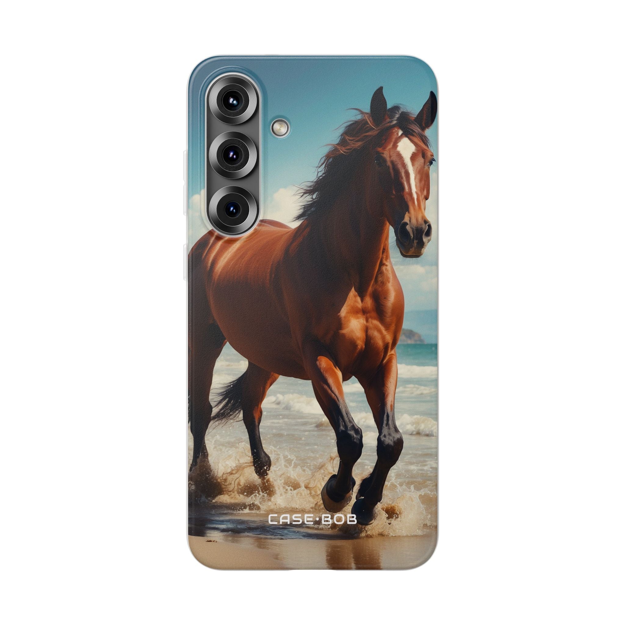Brown Stallion Splash Samsung S25 Plus Case - Soft