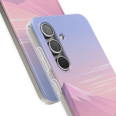 Purple Lite Phone Case for Samsung - Lavender Alpine Dawn