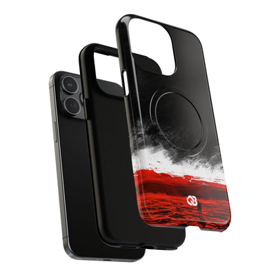 Crimson Void · Tough 2.0 Magnetic Phone Case for iPhone · Black