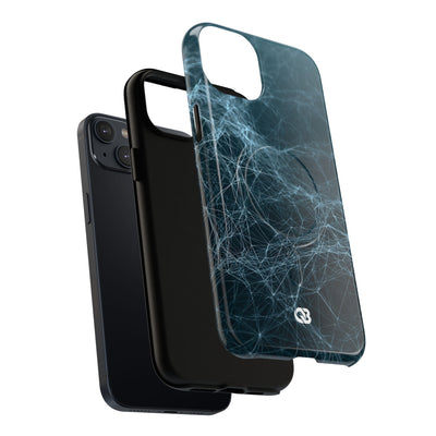Teal Tough 2.0 Magsafe Phone Case for iPhone - Arctic Neural Mesh