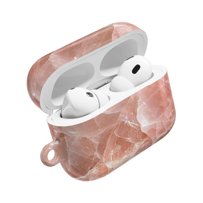 Rose Quartz Facet · Hard Case for AirPods & AirPods Pro · Pink
