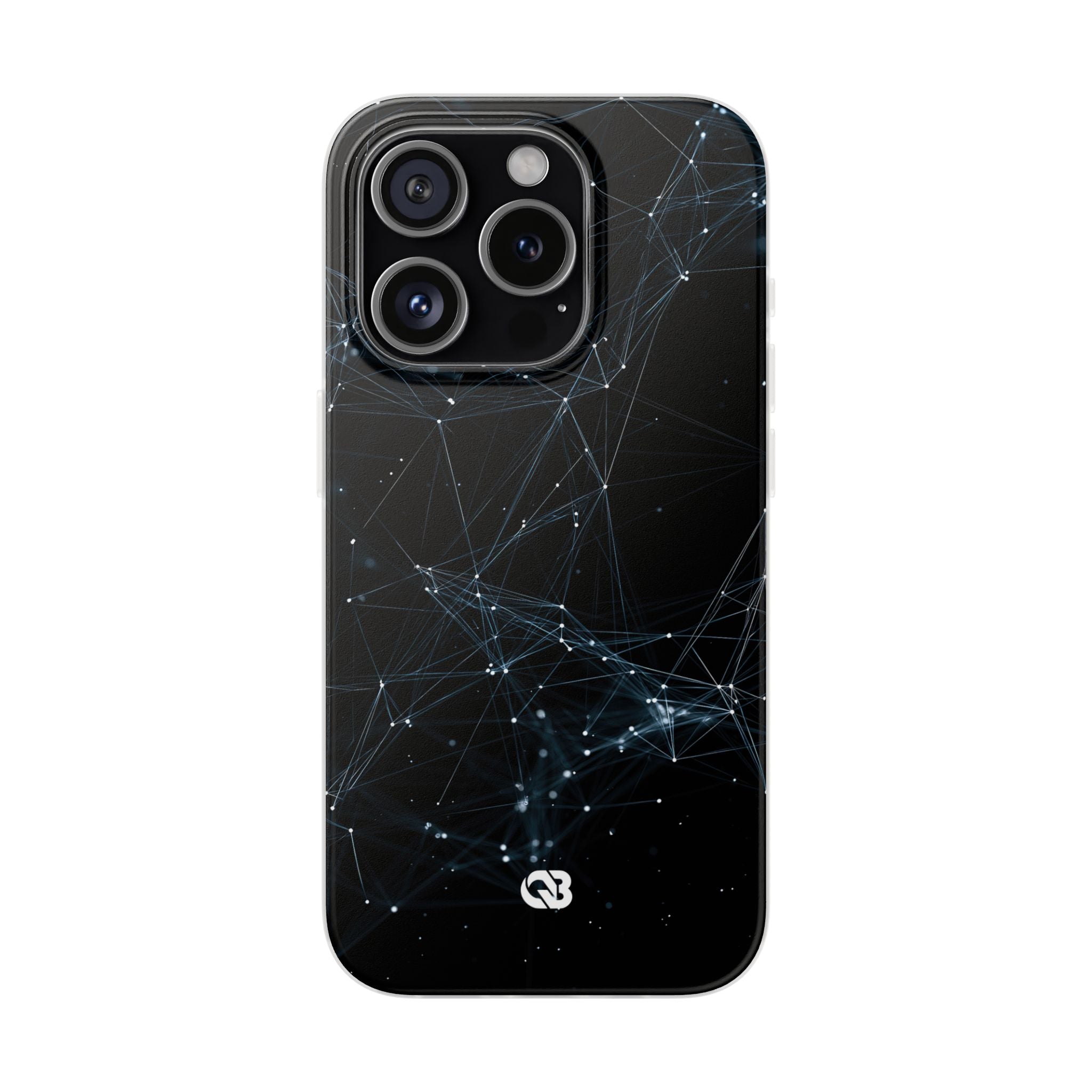 Black Lite Phone Case for iPhone - Arctic Neural Mesh