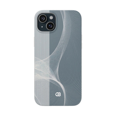 Slate Contour Drift · Lite Phone Case for iPhone ·  Grey