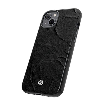Obsidian Stucco Relief · Tough Phone Case for iPhone · Black