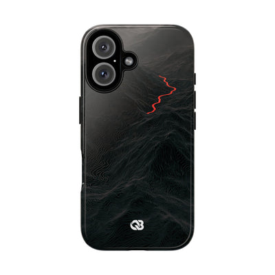 Crimson Ridge Pass · Tough Phone Case for iPhone · Black