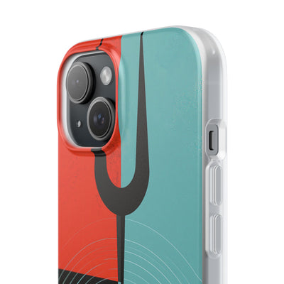 Teal Lite Phone Case for iPhone - Sonic Static Split