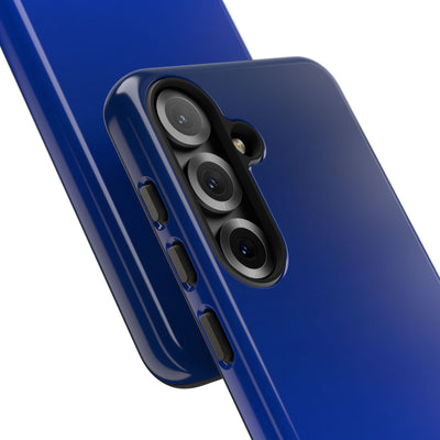 Blue Tough Phone Case for Samsung - Cobalt Depth Shift